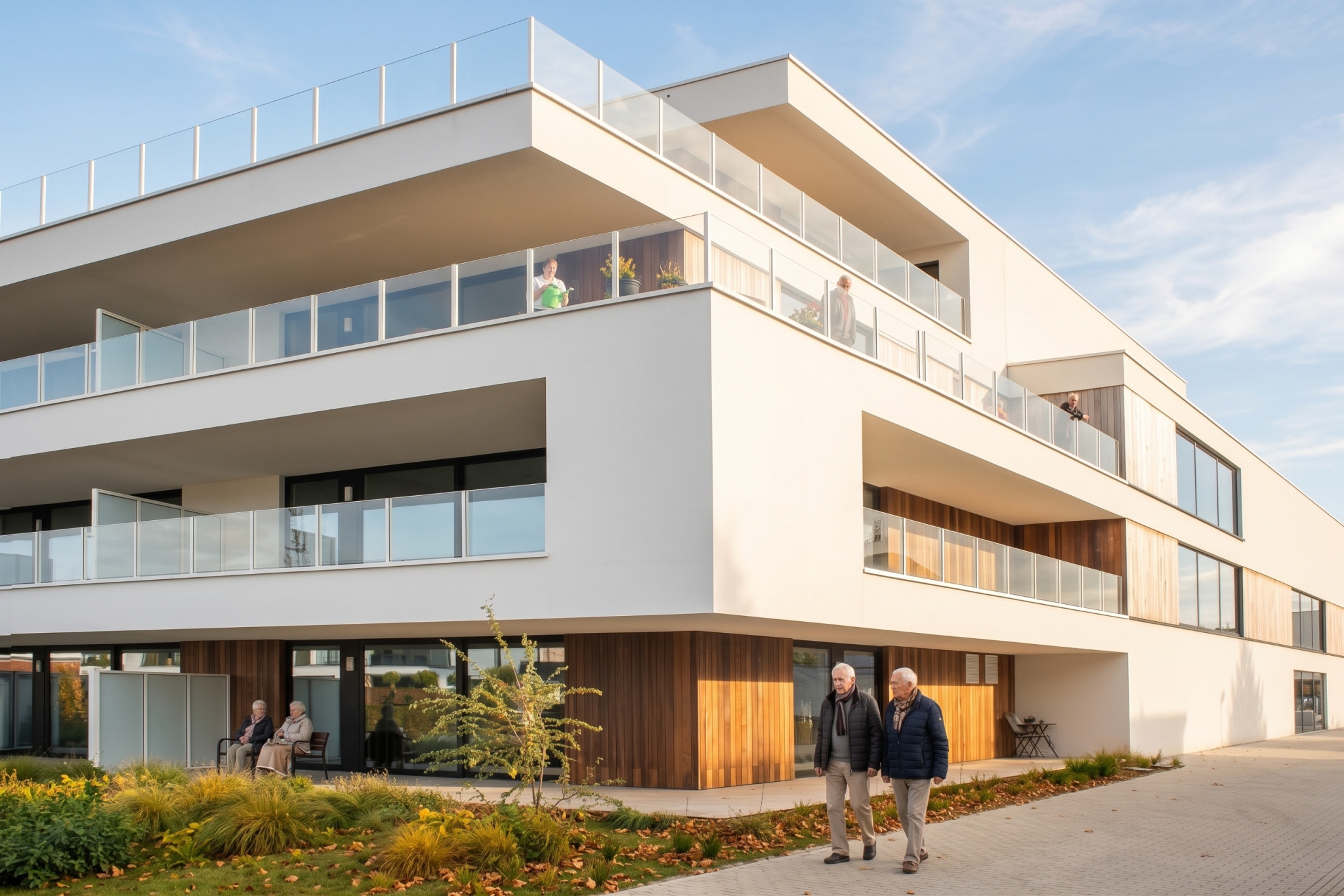 Moderne assistentiewoningen in Waregem