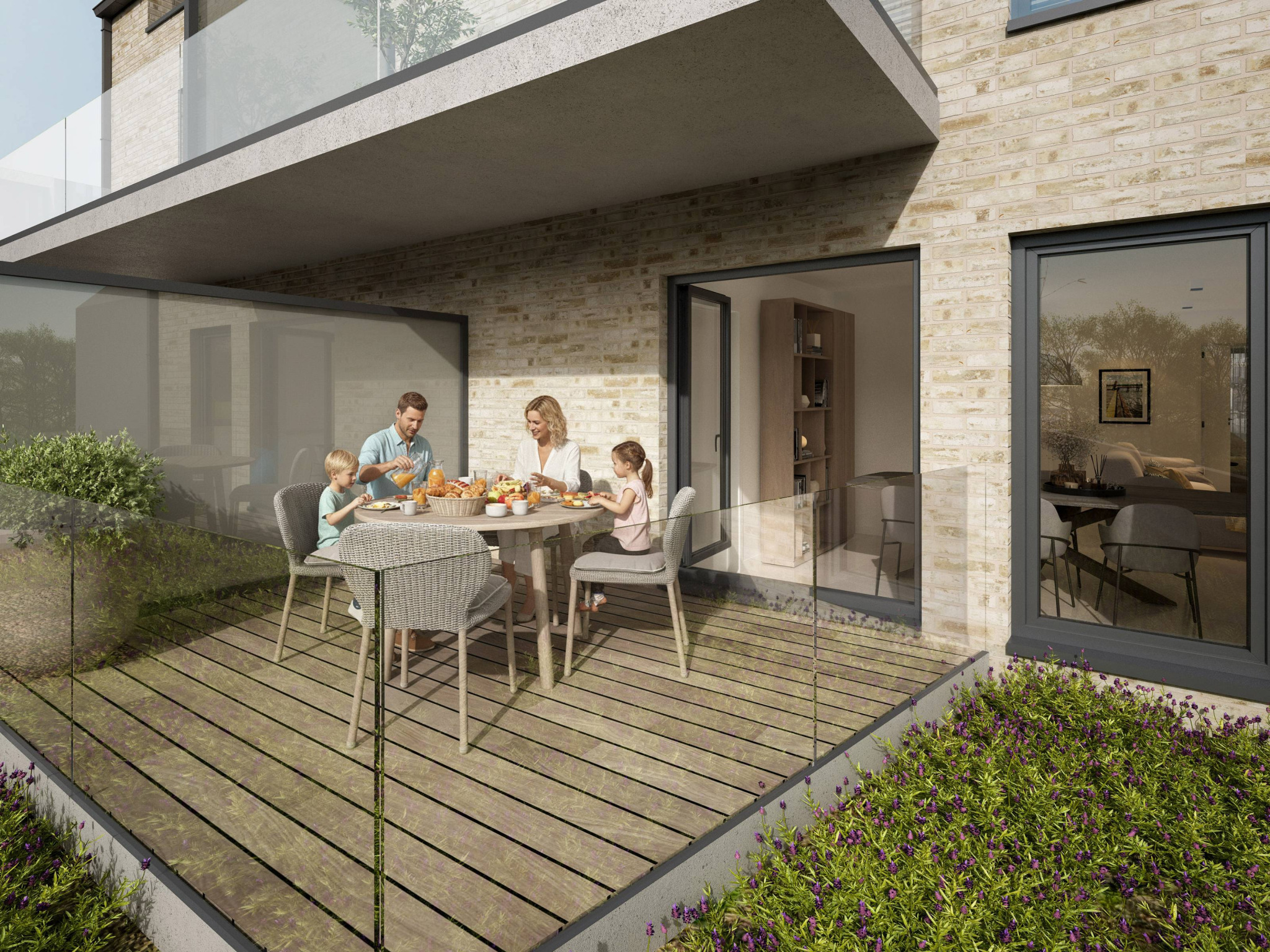 Gelijkvloers appartement met tuin in Mariakerke
