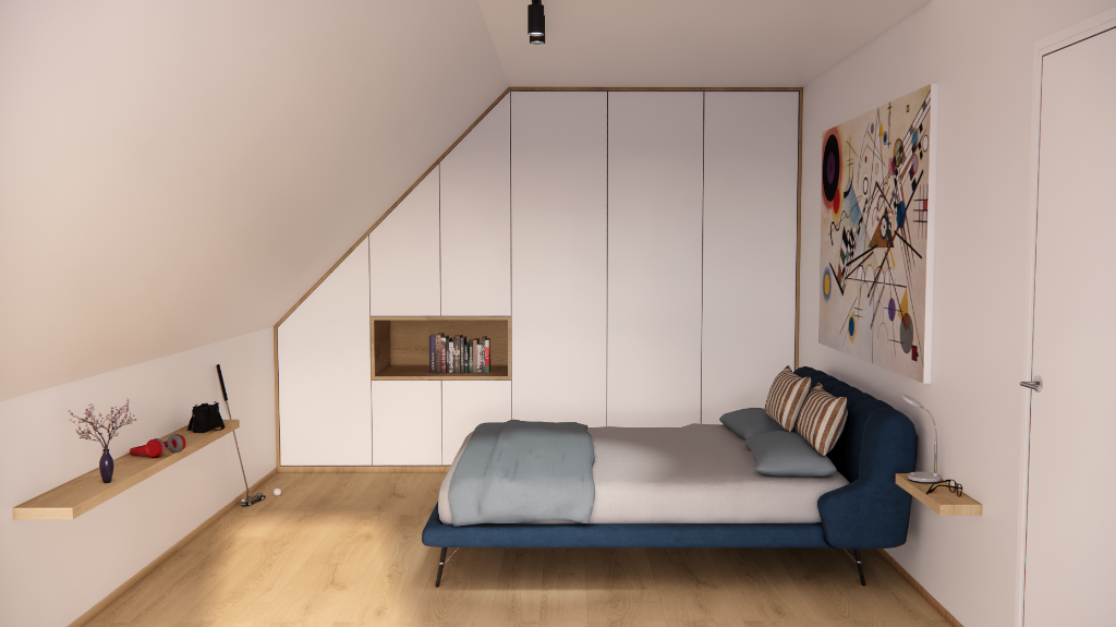 Intérieur d'un logement lumineux dans la nouvelle résidence Garenne du Roi, Wimereux