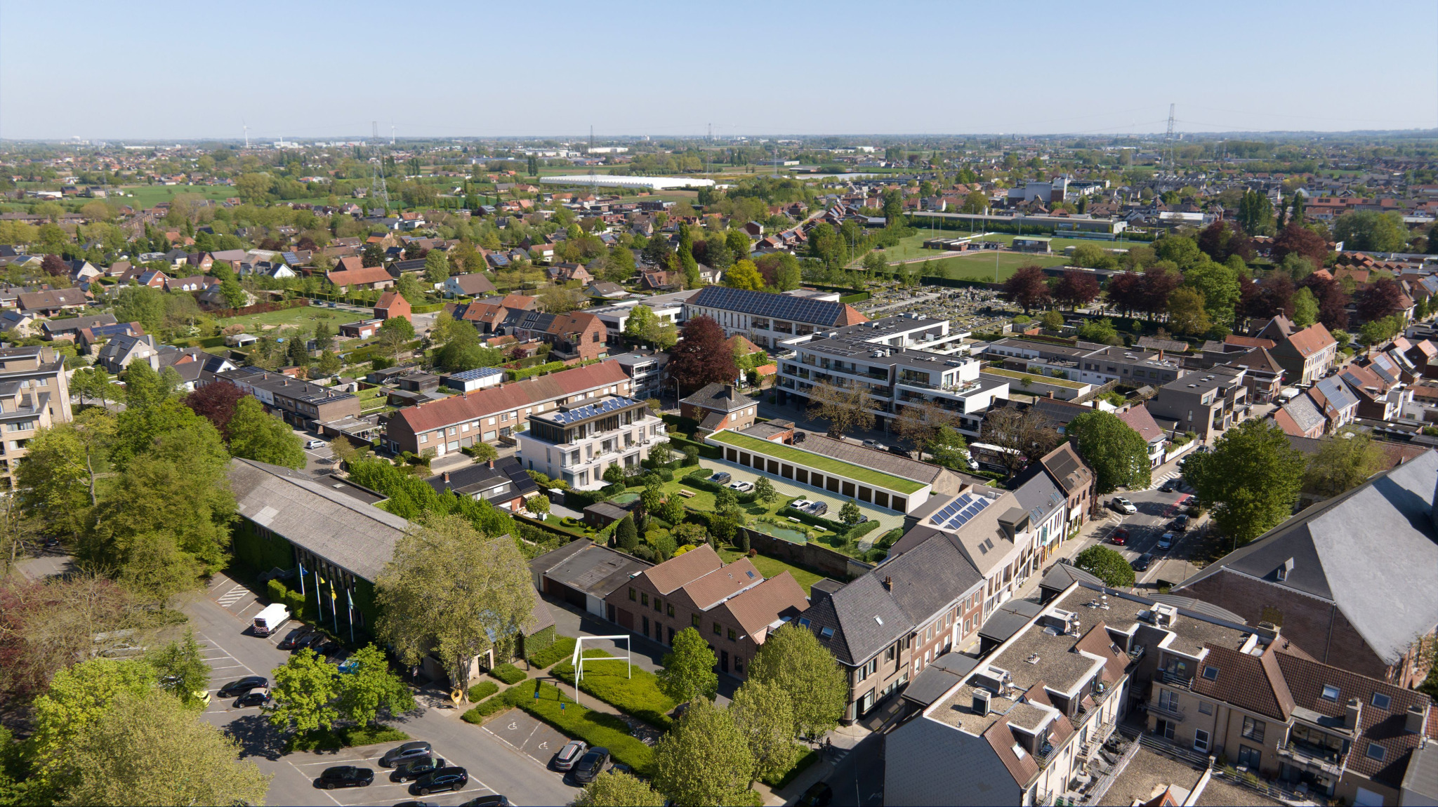 Exterieurzicht Residentie Hugo Verriest