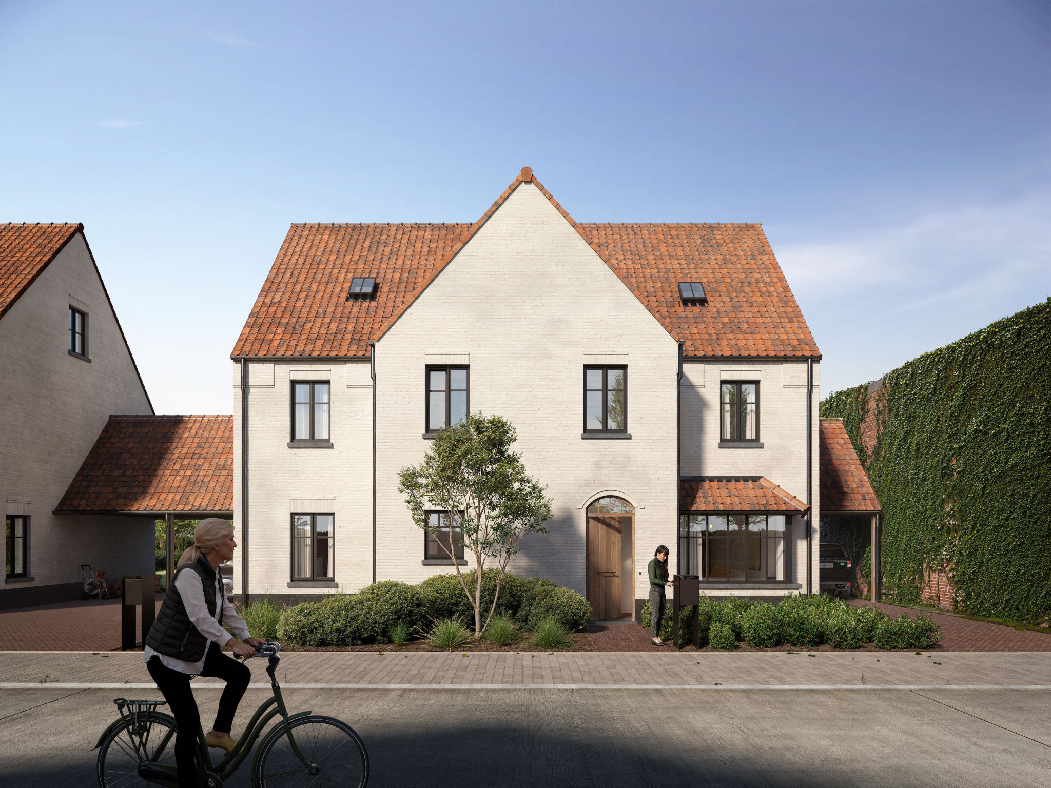 Exterieur van Lindenhof woning in Desselgem