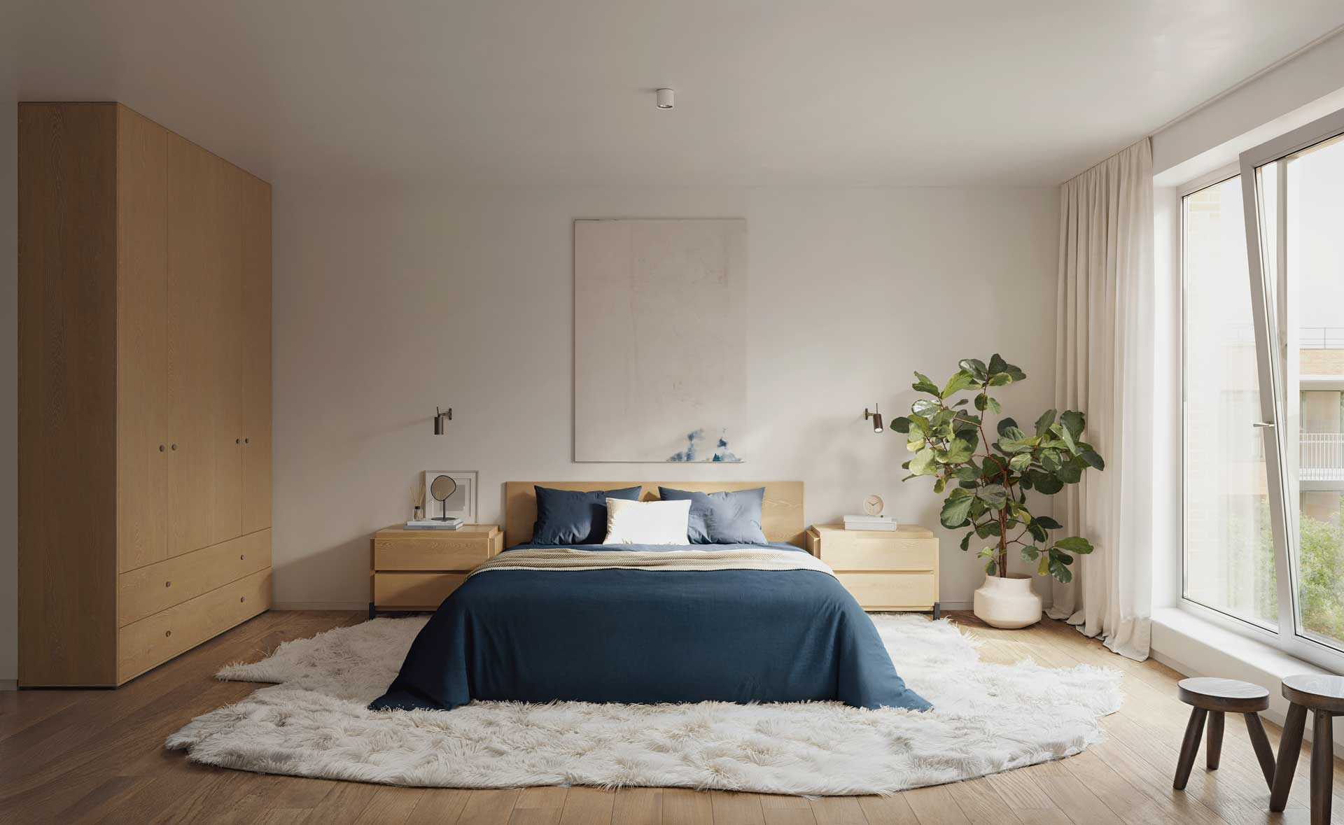 Interior of a stylish XL Elsene Apartment