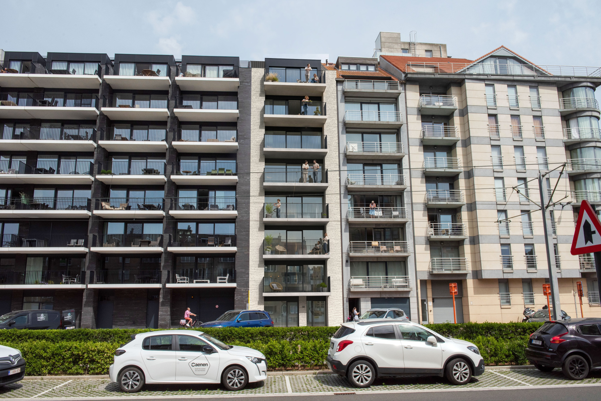 Buitenzicht van de appartementen van Residentie Victoria