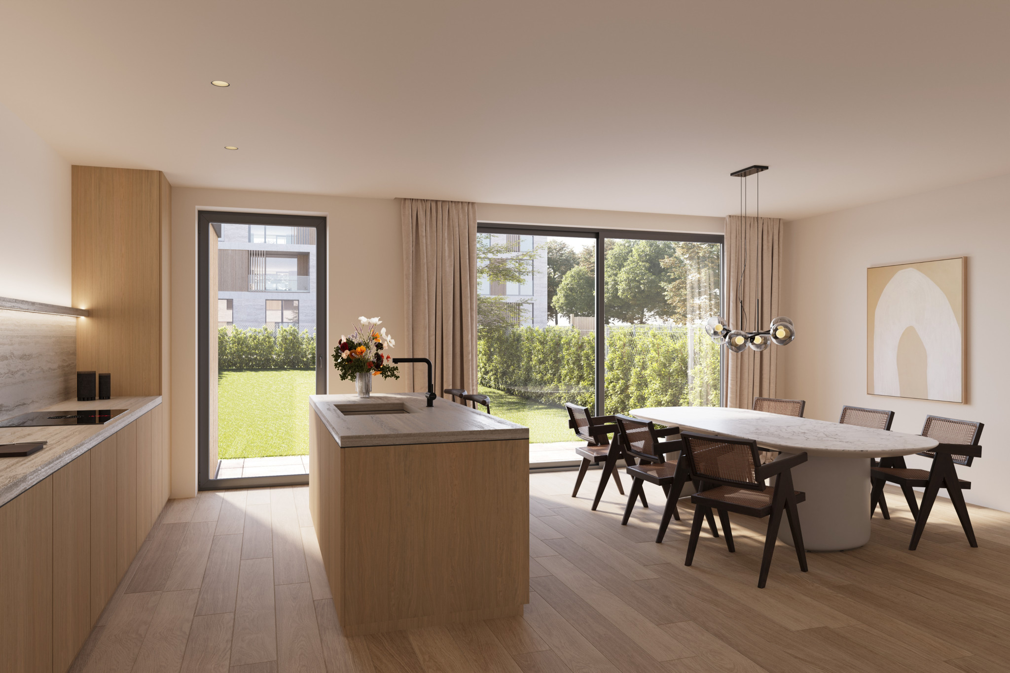 Green Yard interieur in Ruddervoorde