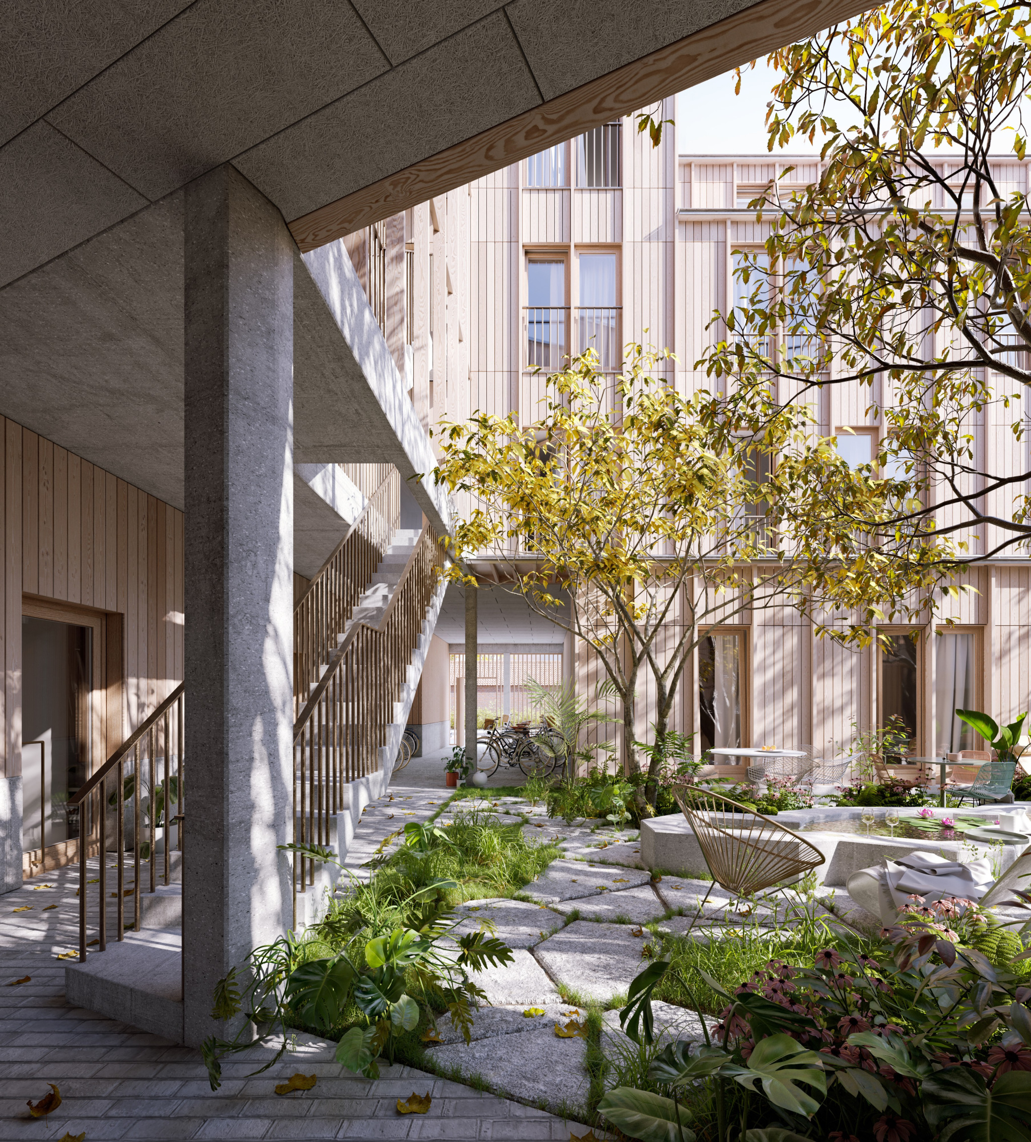 Architecture moderne et traditionnelle de Ravelijn