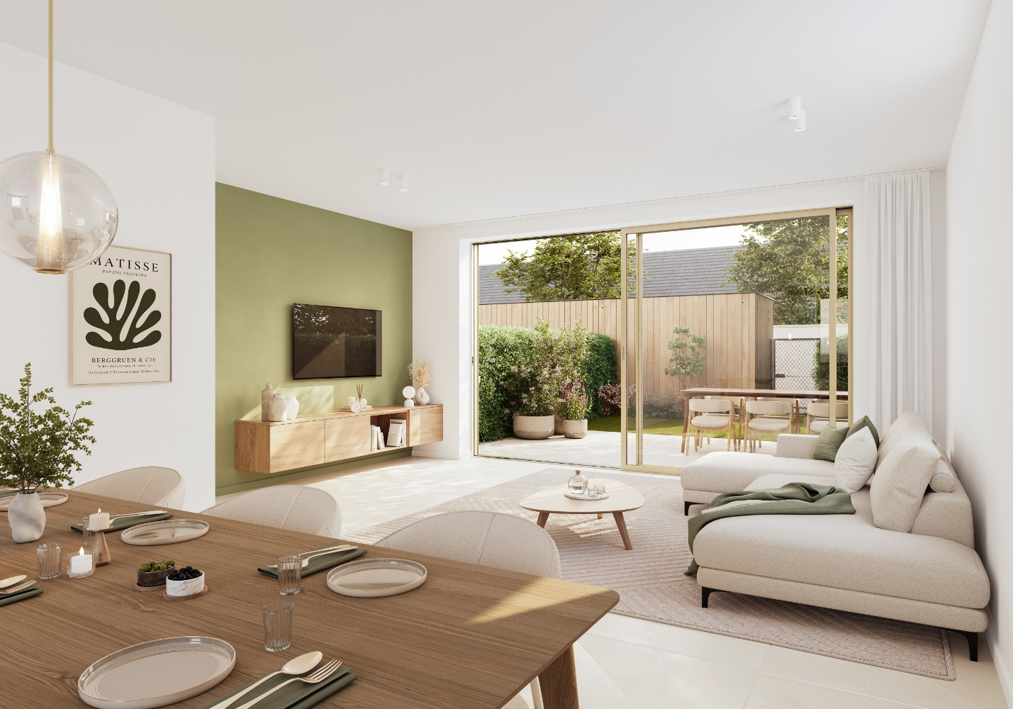 Moderne Innenräume in Residentie Nordee