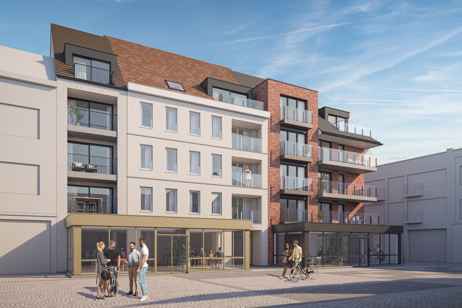 Residentie Margaux exterieur aan de kust